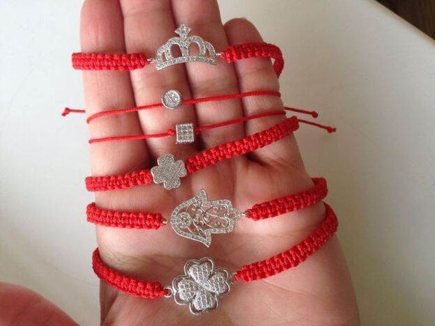 homemade bracelets as good luck amulet