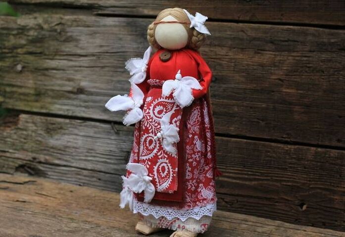 Slavic doll Bird-joy, attracting well-being in the house