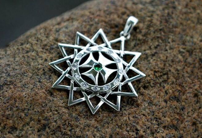 The twelve pointed star of luck is a talisman of positive changes and happy events