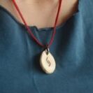 Wooden medallion